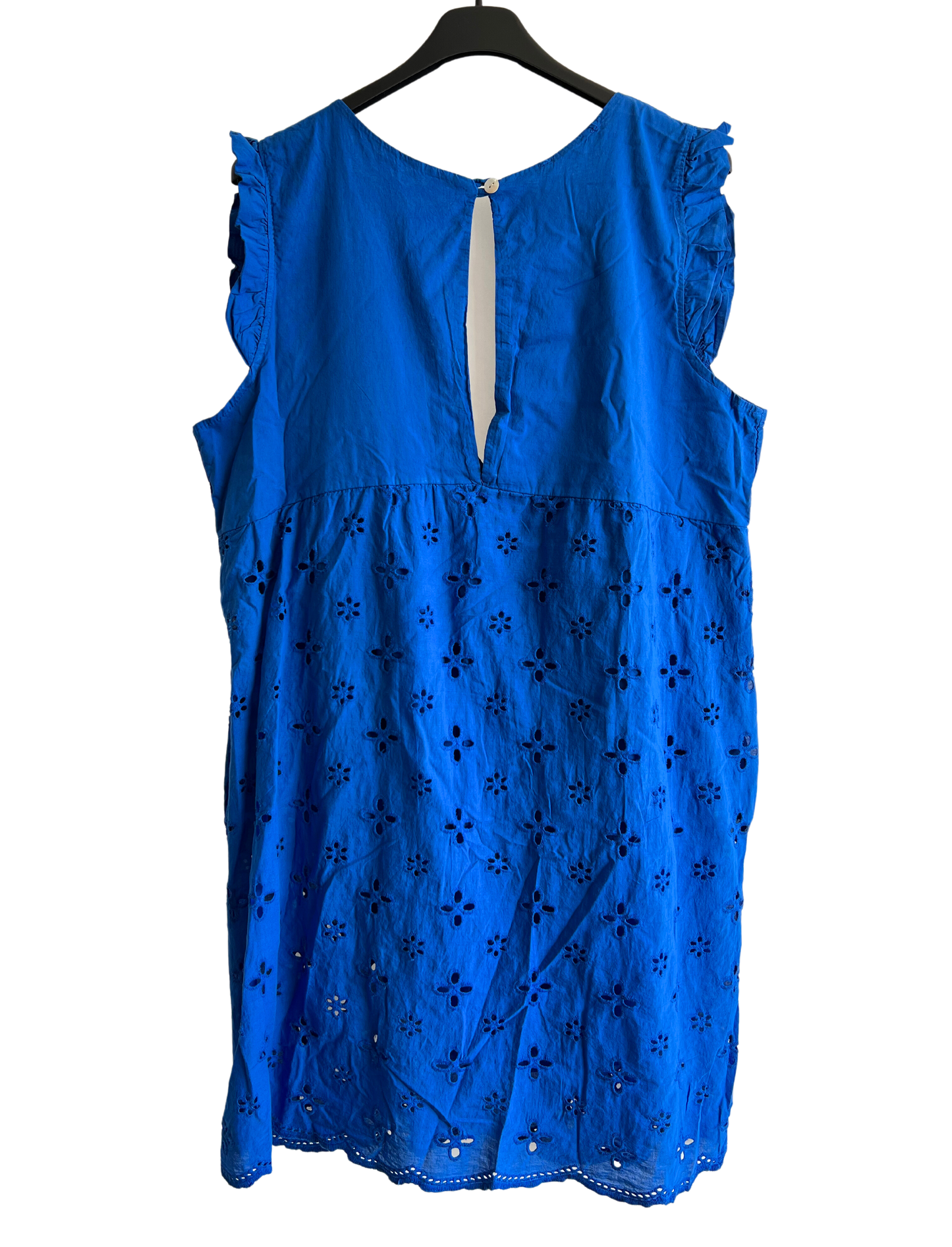 Tik Tok Summer Sleeveless V Neck Playsuit with Shorts In Royal Blue