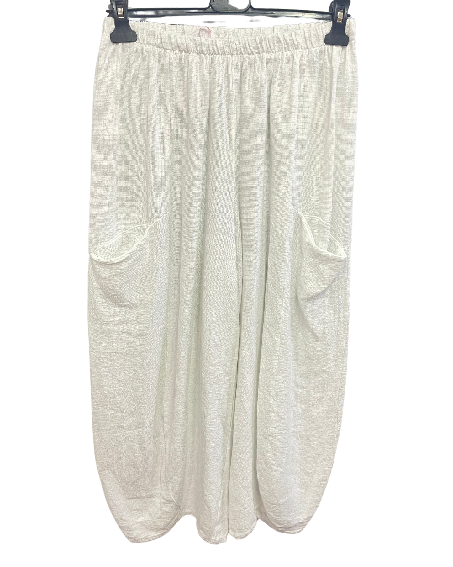 Cocoon Lightweight Summer Pants Trousers in White